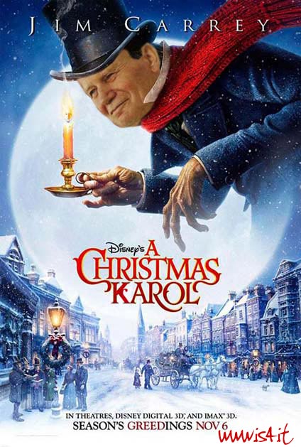 La locandina del film A Christmas carol