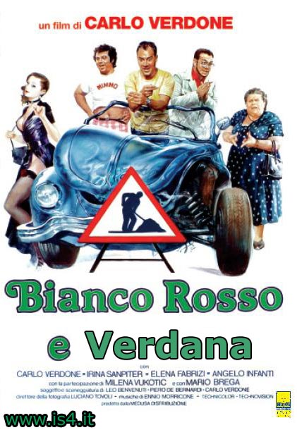 La locandina del film Bianco, rosso e Verdone