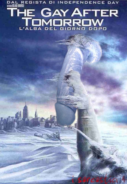 La locandina del film The day after tomorrow