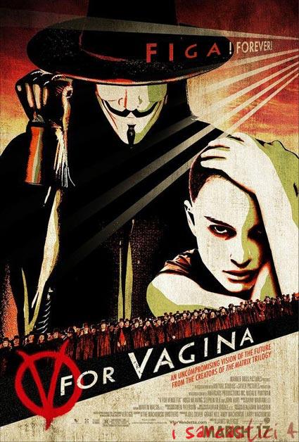La locandina del film V per Vendetta