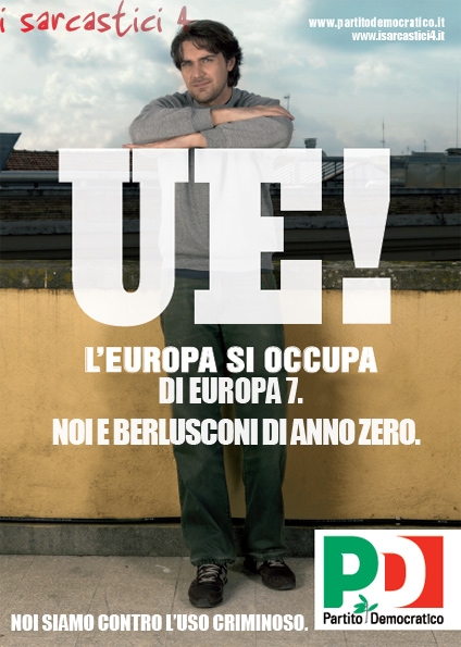 Elezioni europee 2009: manifesti Partito Democratico 