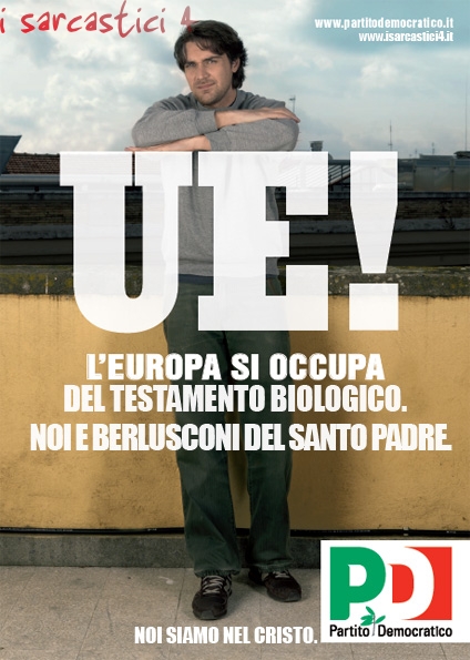 Elezioni europee 2009: manifesti Partito Democratico 