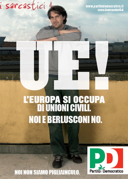 Elezioni europee 2009: manifesti Partito Democratico 