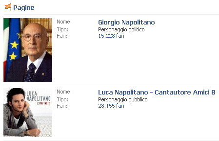 Confronto Napolitano