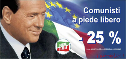 Elezioni politiche 2001 - manifesto Berlusconi