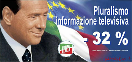 Elezioni politiche 2001 - manifesto Berlusconi