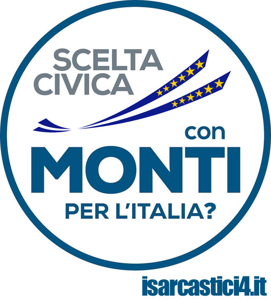 Manifesti elettorali divertenti - Politiche 2013 - Scelta civica, con Monti per l'Italia