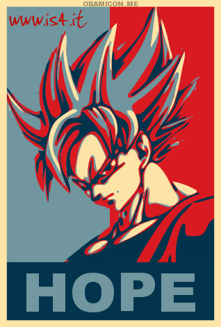 Logo Obama hope - Goku