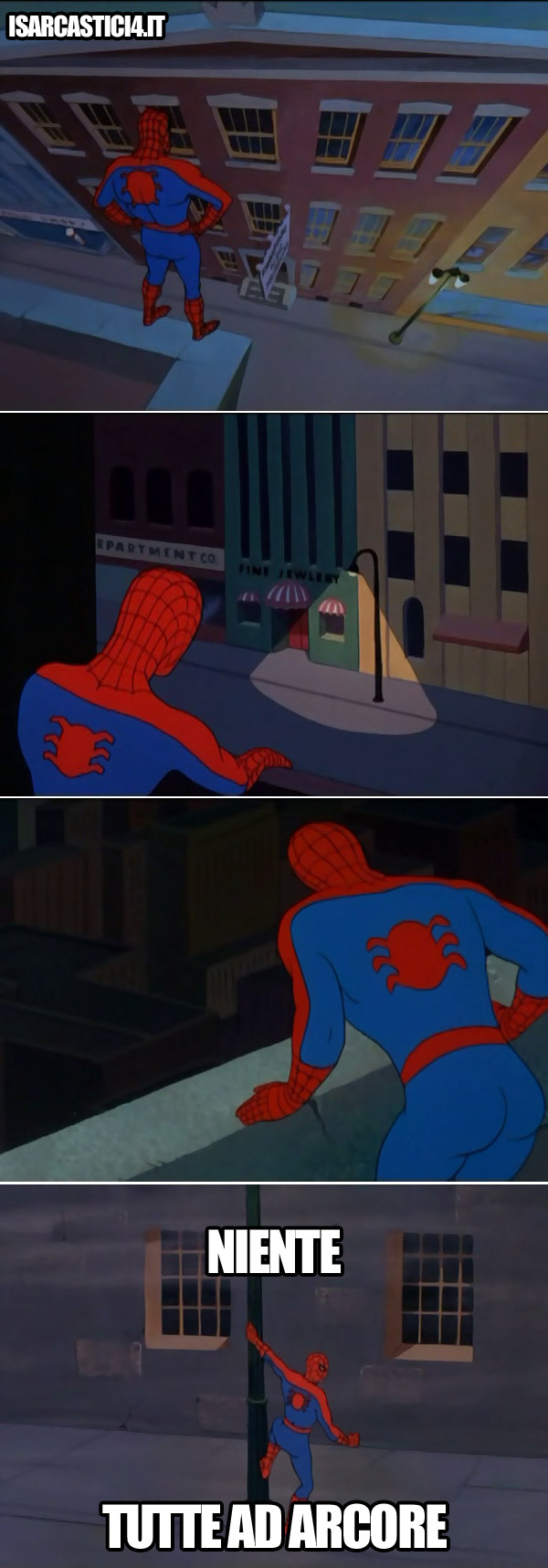 60s Spider-Man meme ita - arcore e bunga bunga