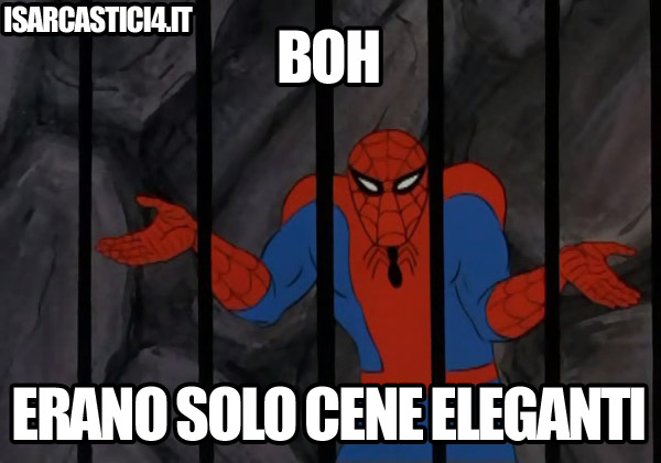60s Spider-Man meme ita - Berlusconi, Ruby e le cene eleganti