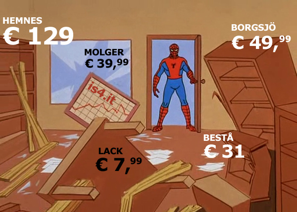 Spider-Man meme ita - Catalogo ikea 2015