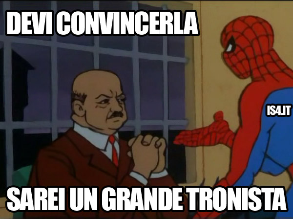 60s Spider-Man meme ita De Filippi e Uomini e donne