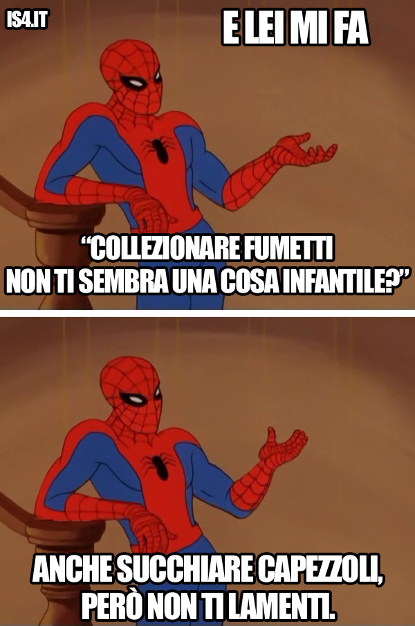 60s Spider-Man meme ita -  Infantile