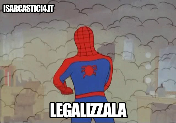 60s Spider-Man meme ita - legalizzala