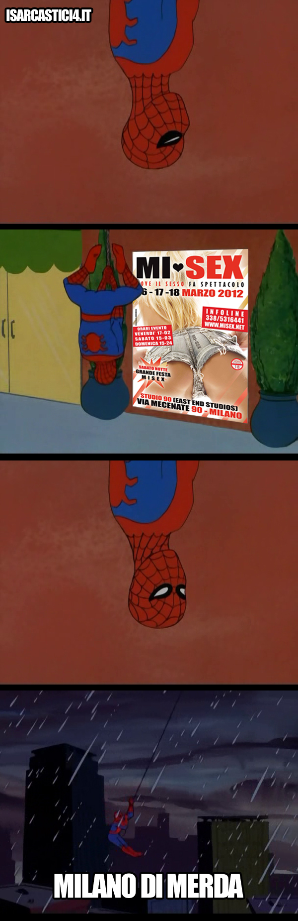 60s Spider-Man meme ita - Milano e il Mi-Sex
