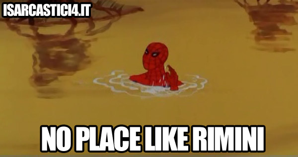 Spider-Man meme ita - No place like Rimini