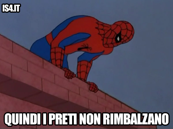 60s Spider-Man meme ita - Empirismo e preti