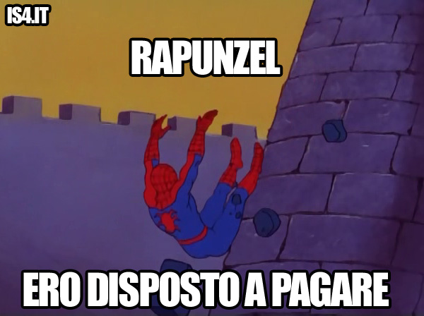 60s Spider-Man meme - Rapunzel