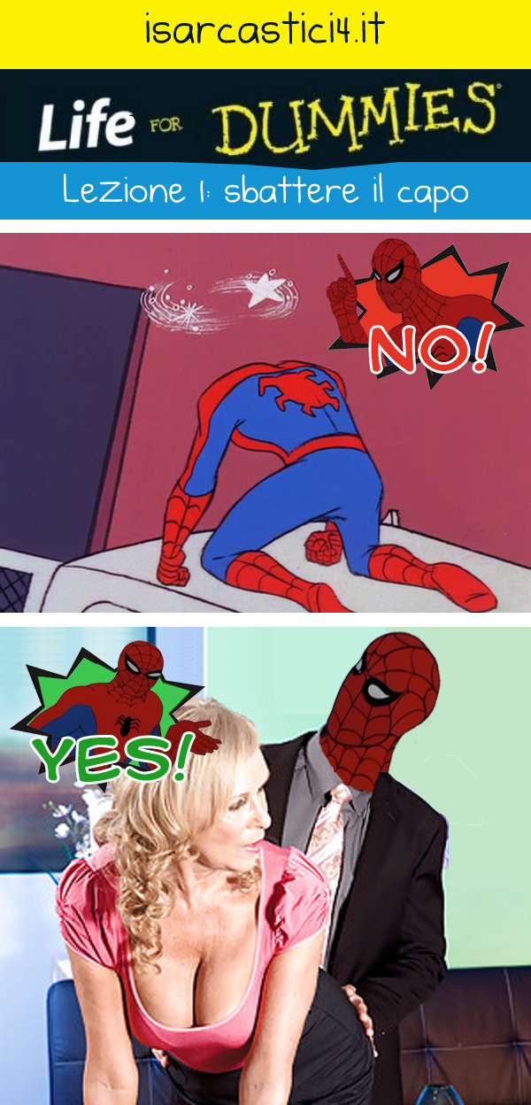 60s Spider-Man meme ita -  Life for dummies