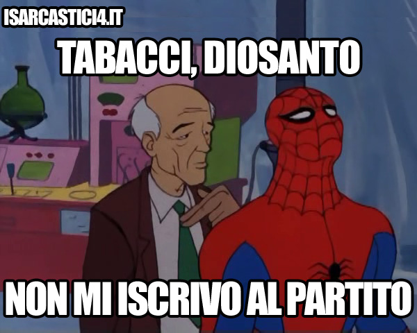 60s Spider-Man meme ita - Tesseramento