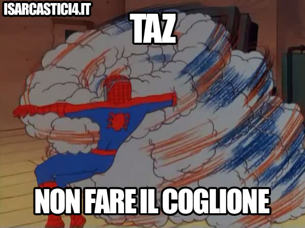 Spider Man meme ita - Taz looney tunes