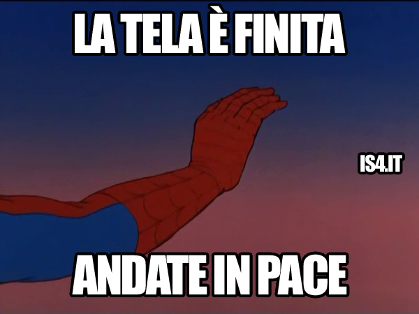 60s Spider-Man meme ita - Angelus, la messa è finita, andate in pace