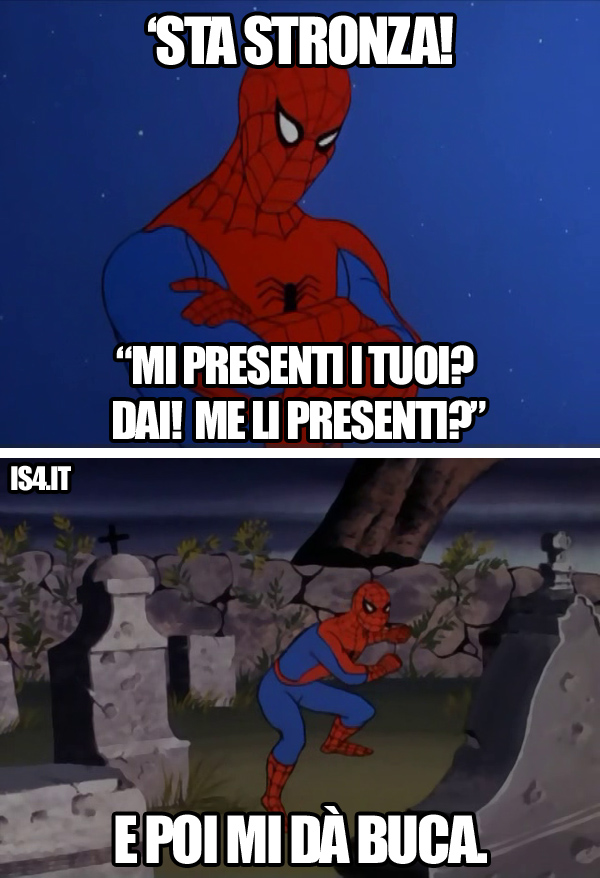 60s Spider-Man meme ita - Disappunto