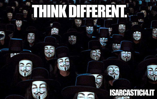 V for Vendetta meme - Think different