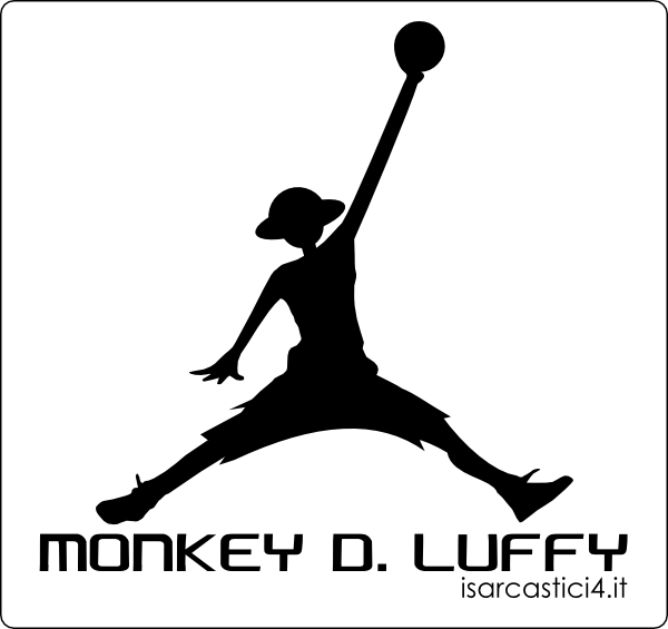 Air Jordan - variante One Piece con Rubber (Rufy) / Monkey D. Luffy