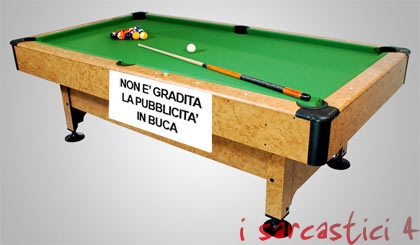 Pubblicità in buca