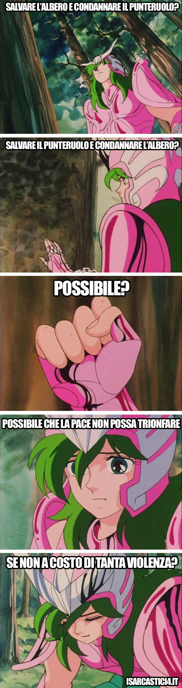 Cavalieri dello zodiaco meme ita - Dilemma