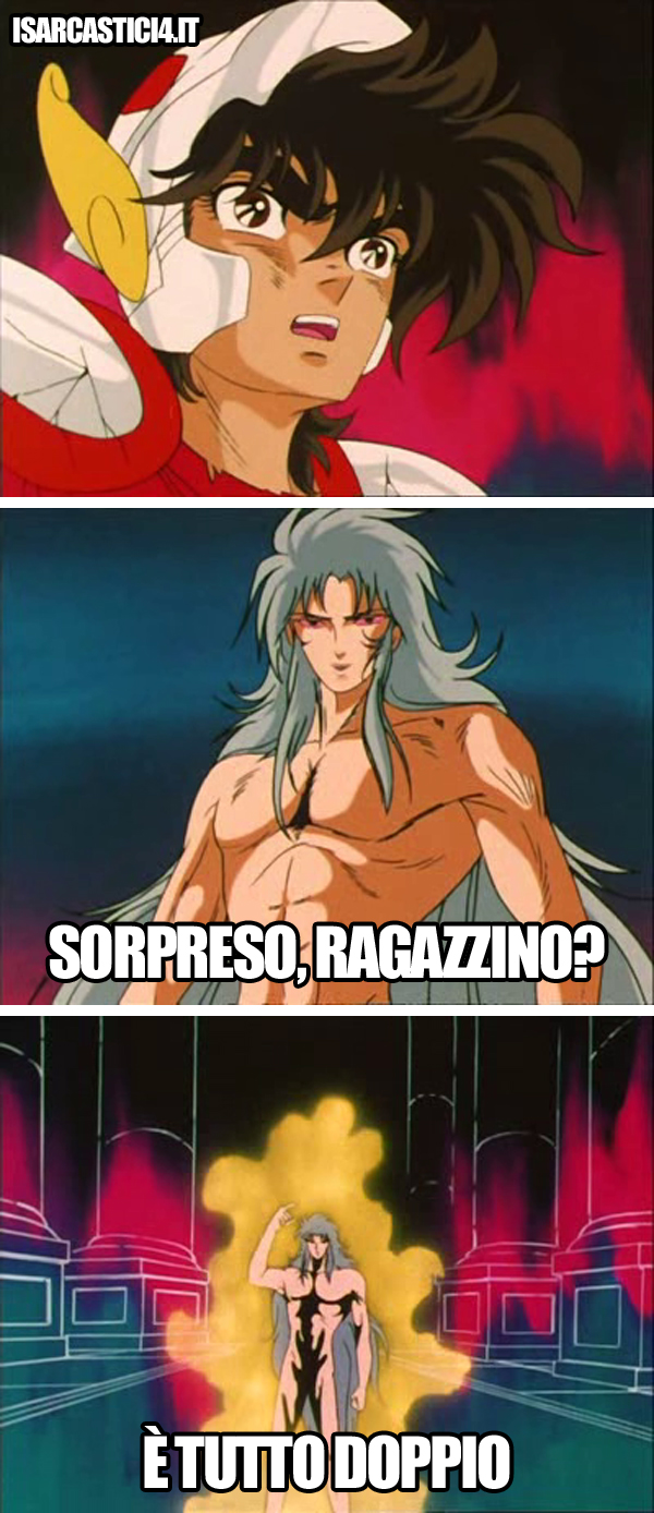 Cavalieri dello zodiaco meme ita - Scontro alla tredicesima casa