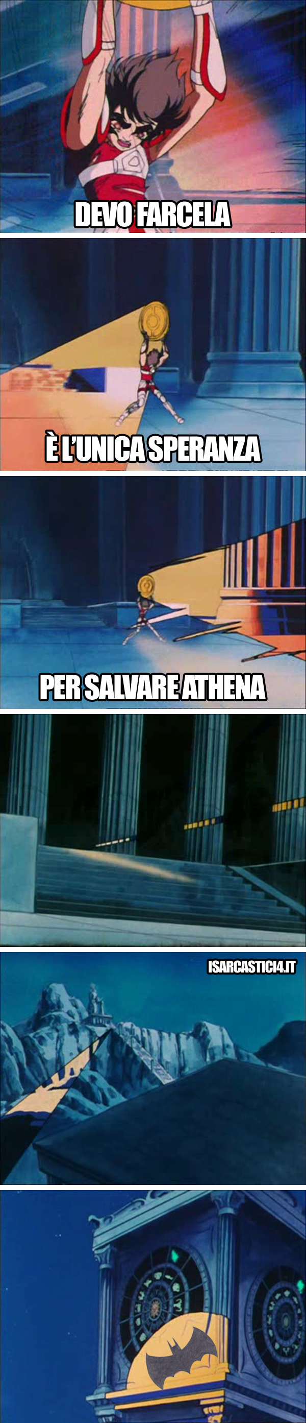 Cavalieri dello Zodiaco meme ita - Salvare Athena