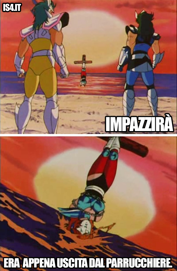 Cavalieri dello zodiaco meme ita - Tortura