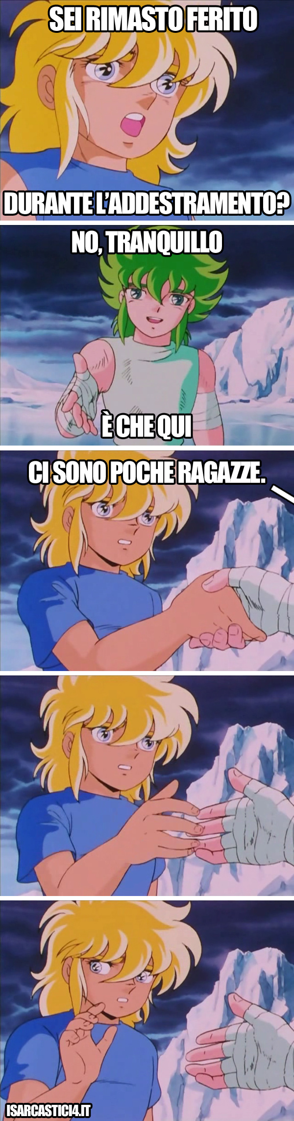 Cavalieri dello zodiaco meme ita - Tranquillo!