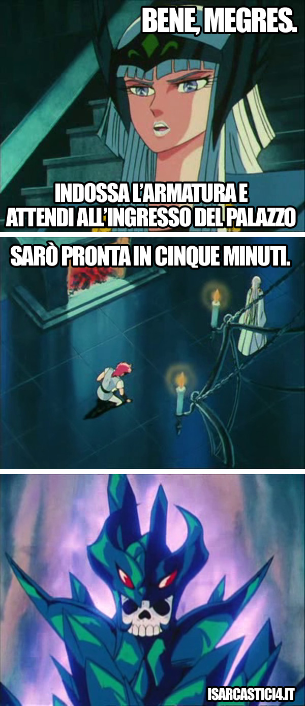 Cavalieri dello zodiaco meme ita - Cinque