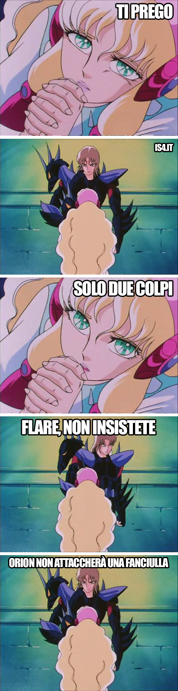 Cavalieri dello zodiaco meme ita - Salvate il soldato Orion