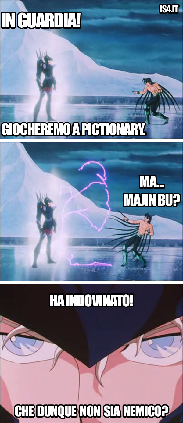 Cavalieri dello zodiaco meme ita - Pictionary