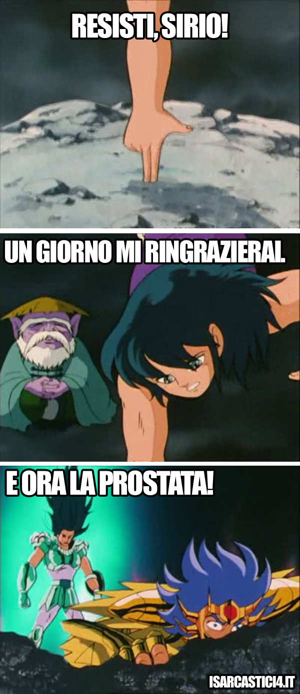 Cavalieri dello zodiaco meme ita - Un giorno