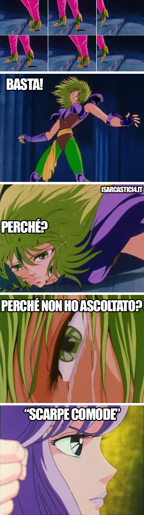  Cavalieri dello zodiaco meme ita - Perché?