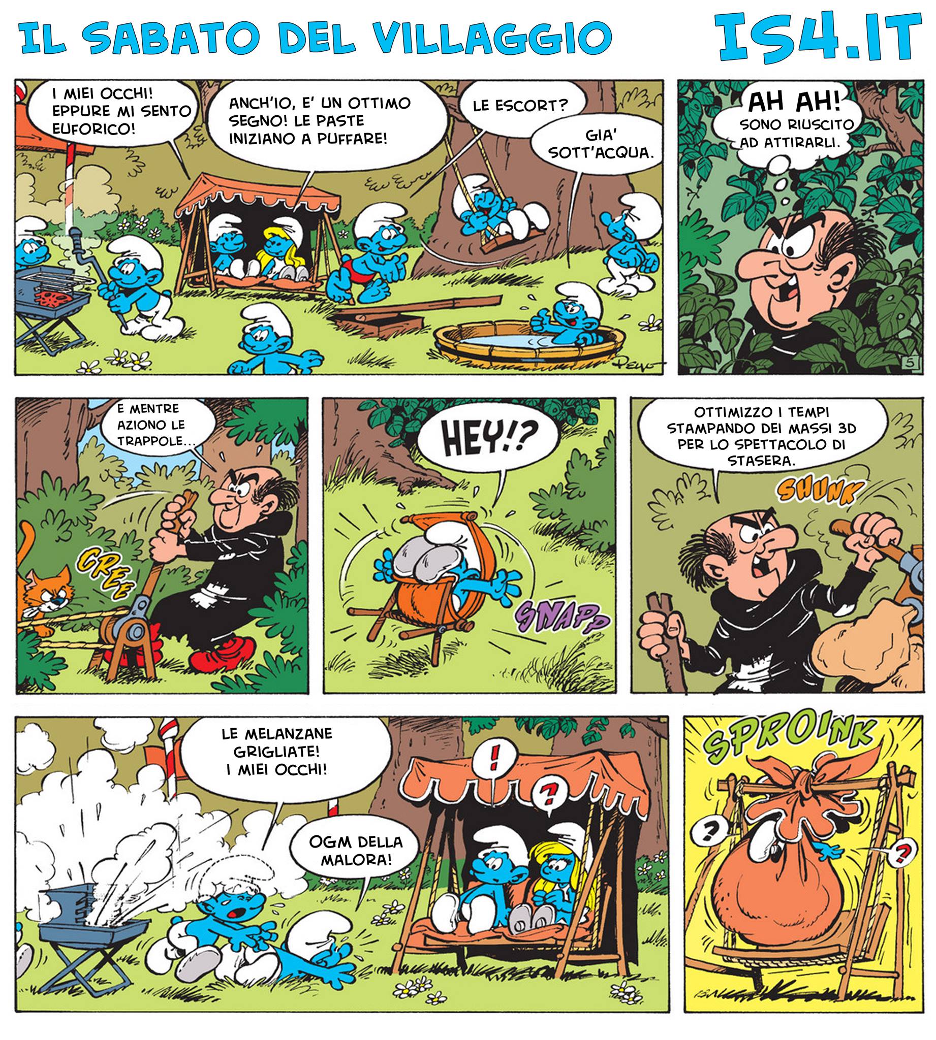 Peyo - I puffi / The Smurfs - parodia - pagina 02