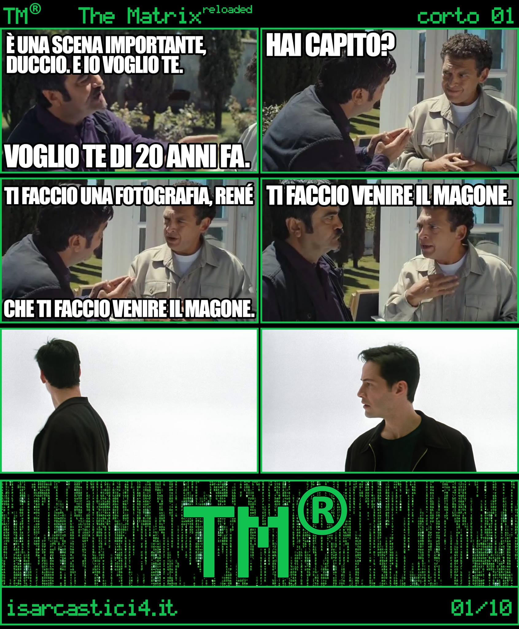 TMR - The Matrix Reloaded - La parodia a fumetti di Matrix