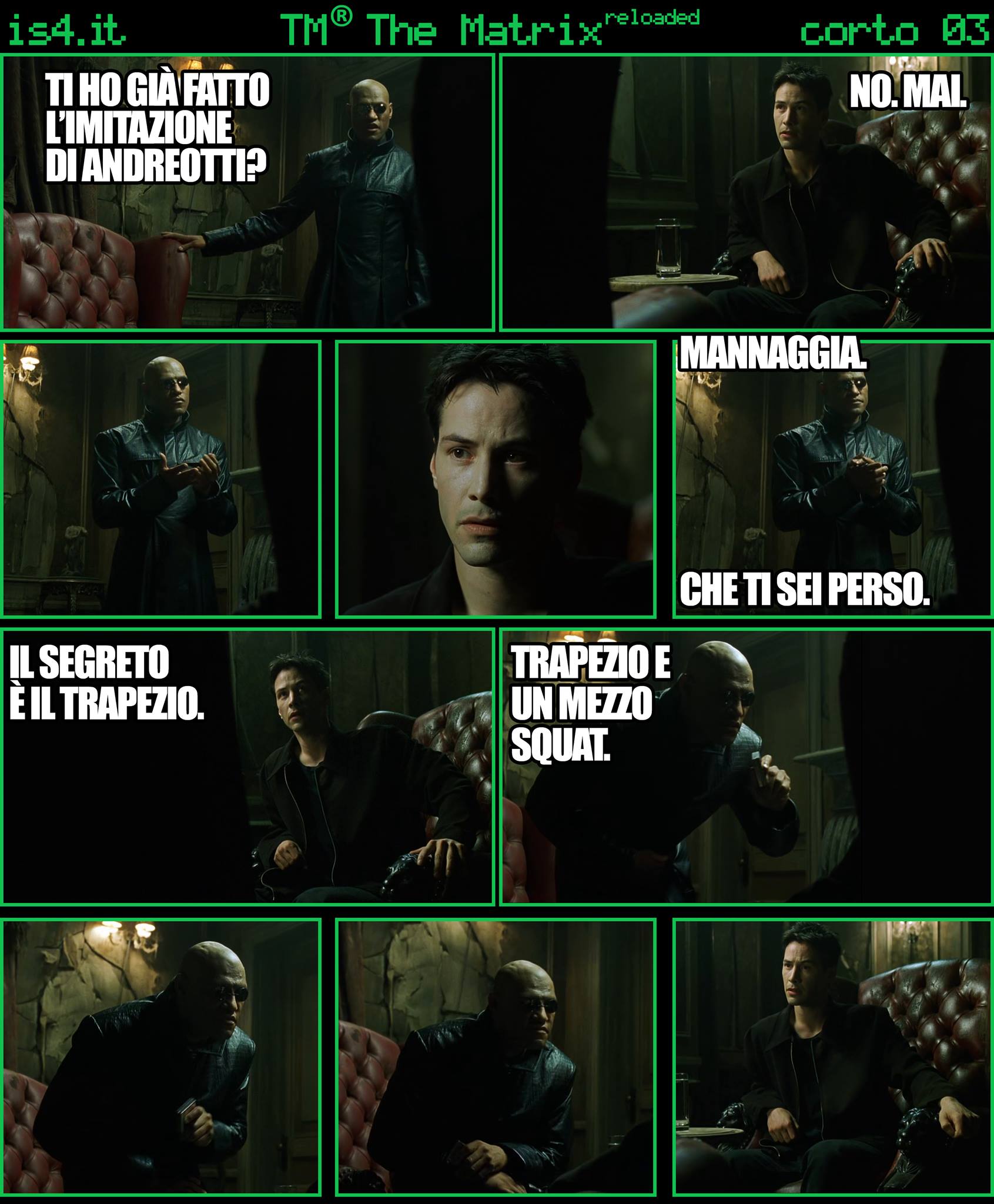 TMR - The Matrix Reloaded - La parodia a fumetti di Matrix