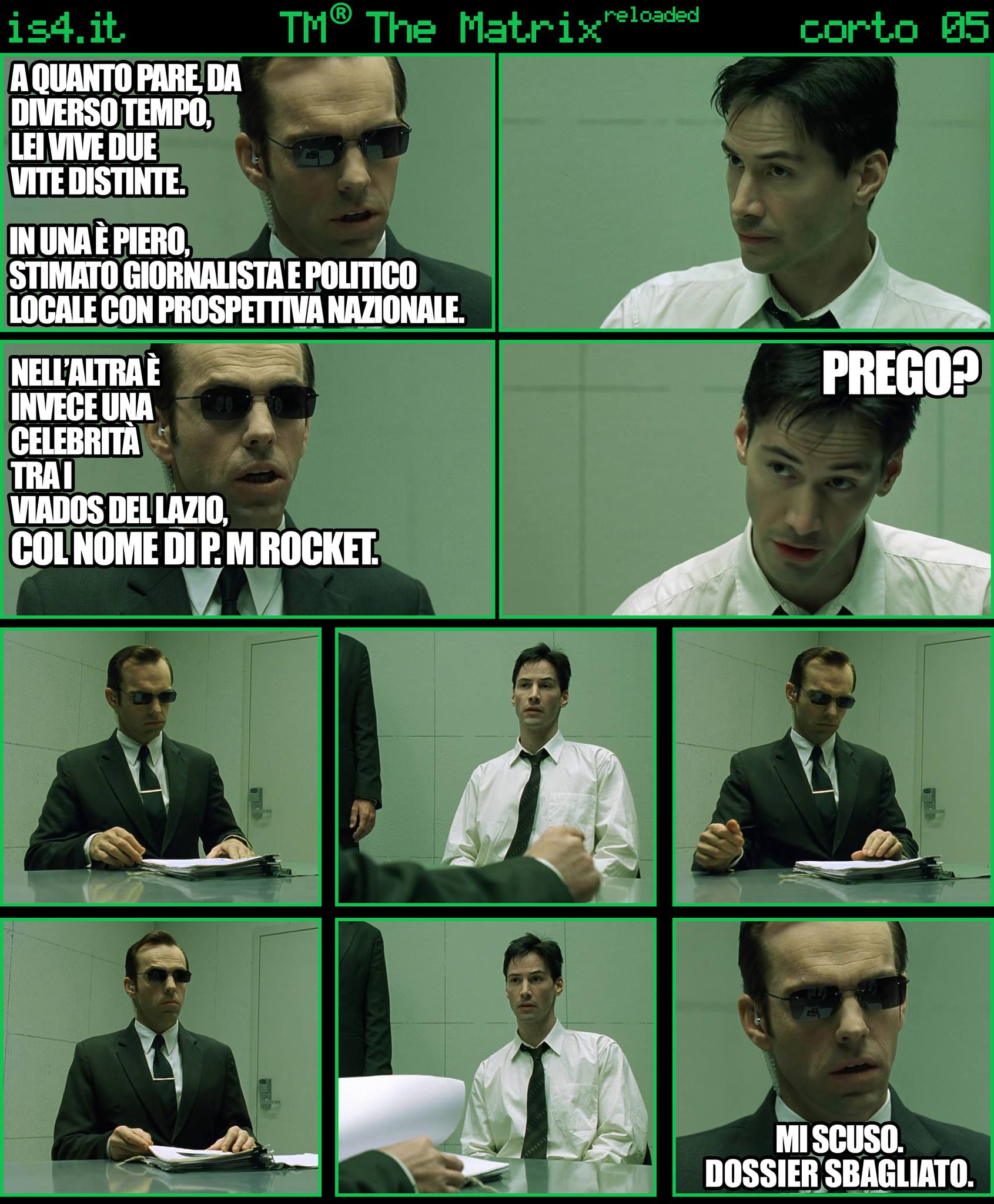 TMR - The Matrix Reloaded - La parodia a fumetti di Matrix