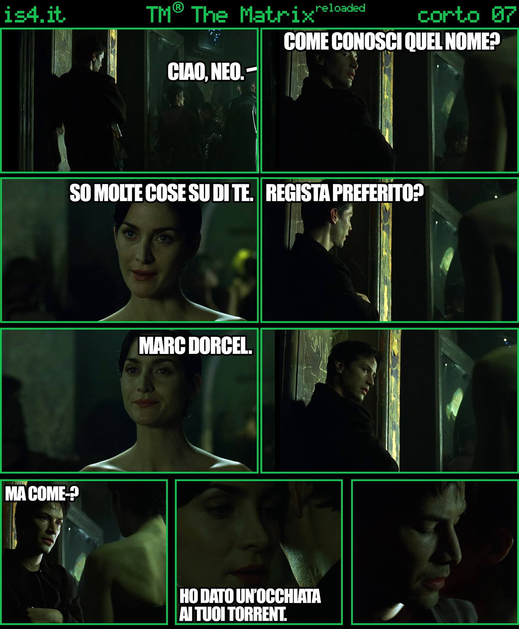 TMR - The Matrix Reloaded - La parodia a fumetti di Matrix