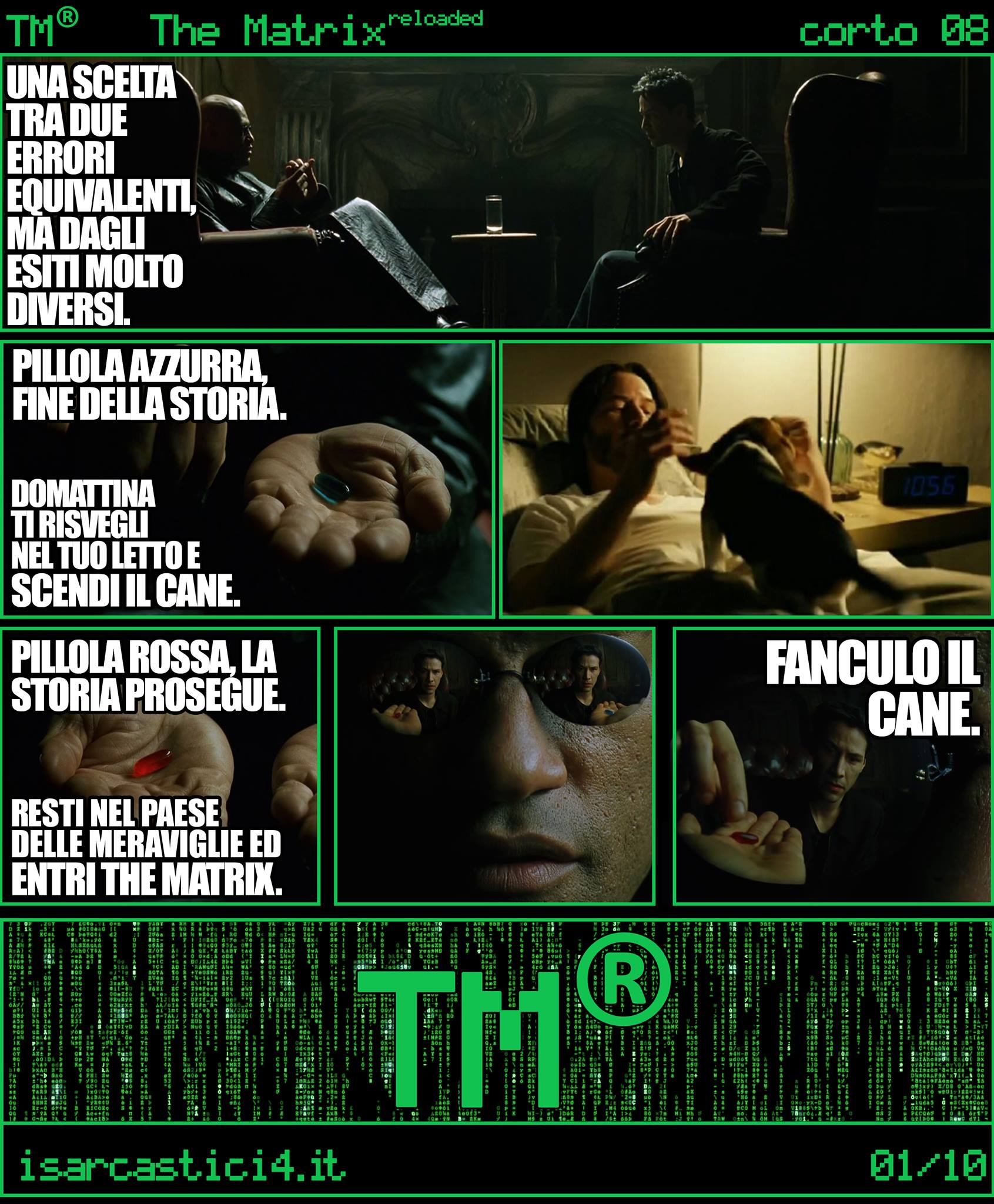 TMR - The Matrix Reloaded - La parodia a fumetti di Matrix