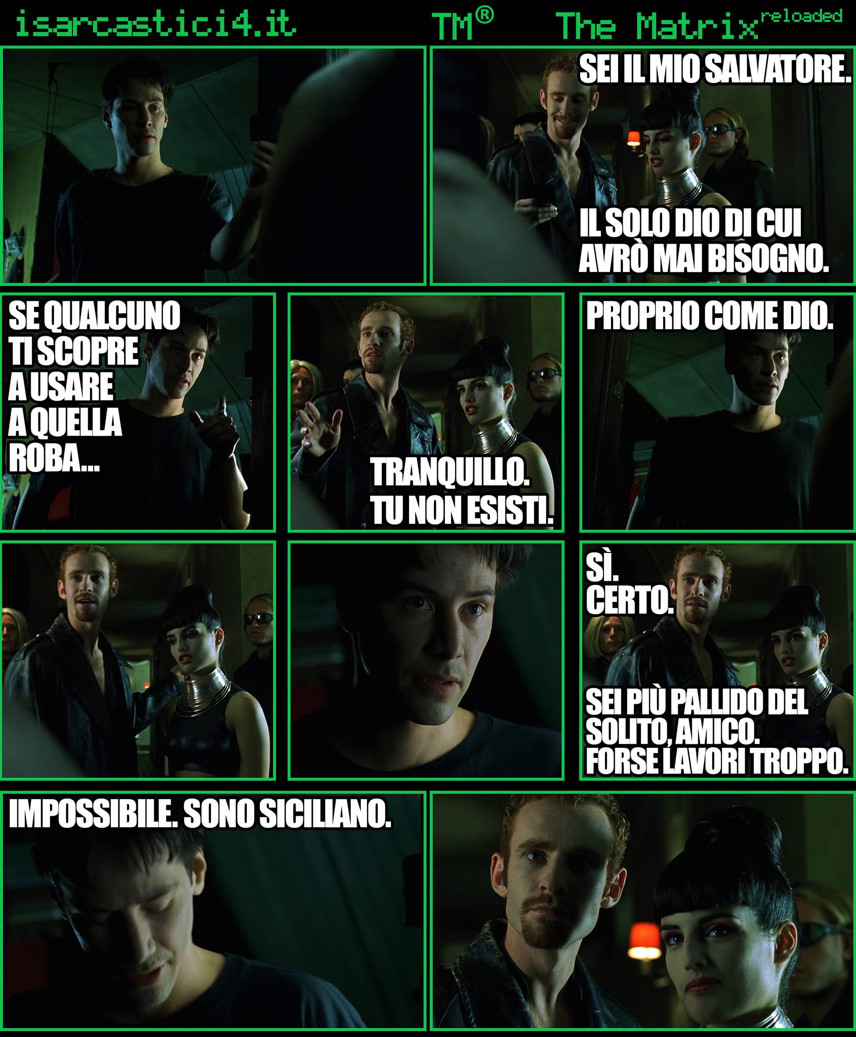 TMR - The Matrix Reloaded - La parodia a fumetti di Matrix