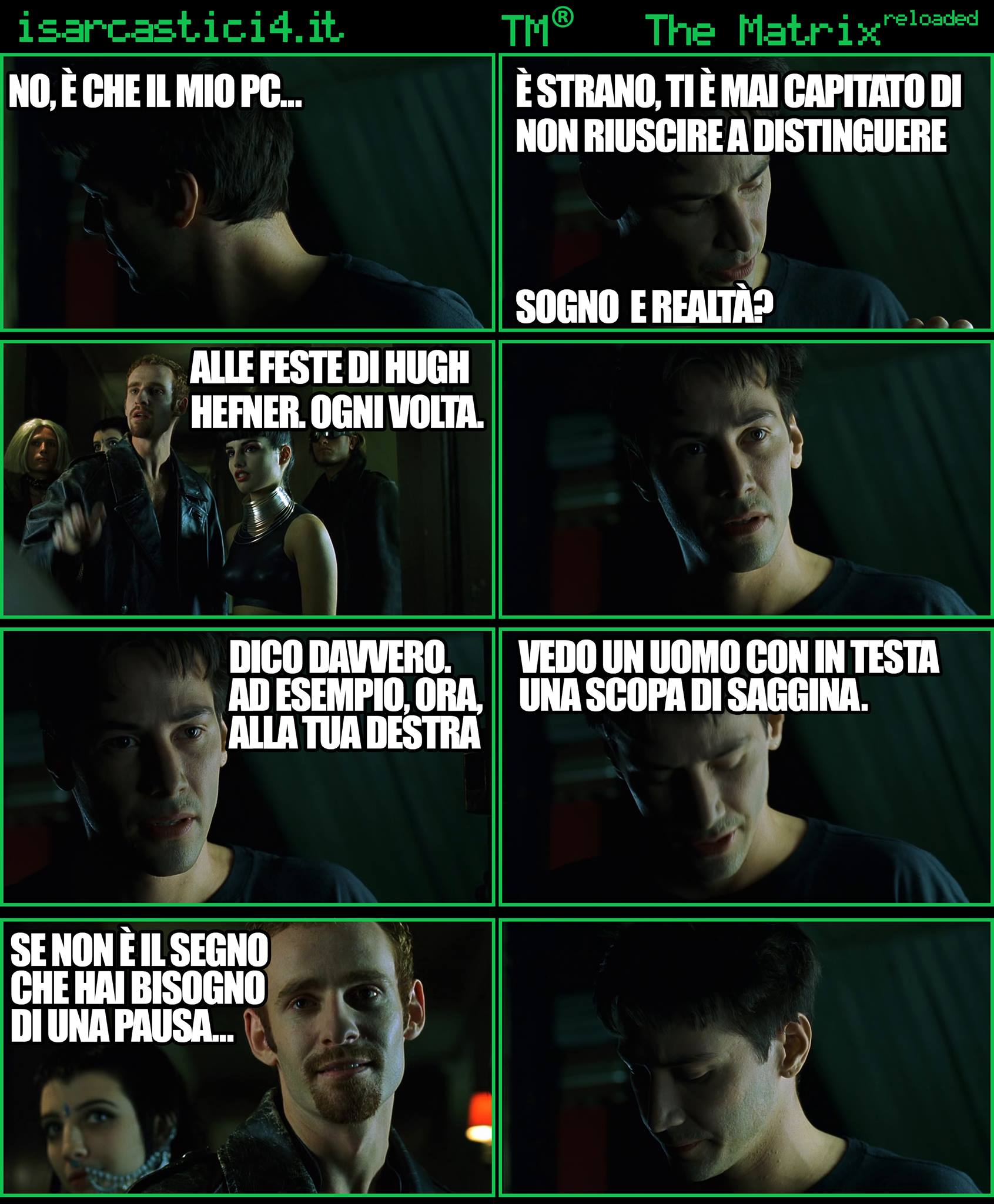 TMR - The Matrix Reloaded - La parodia a fumetti di Matrix