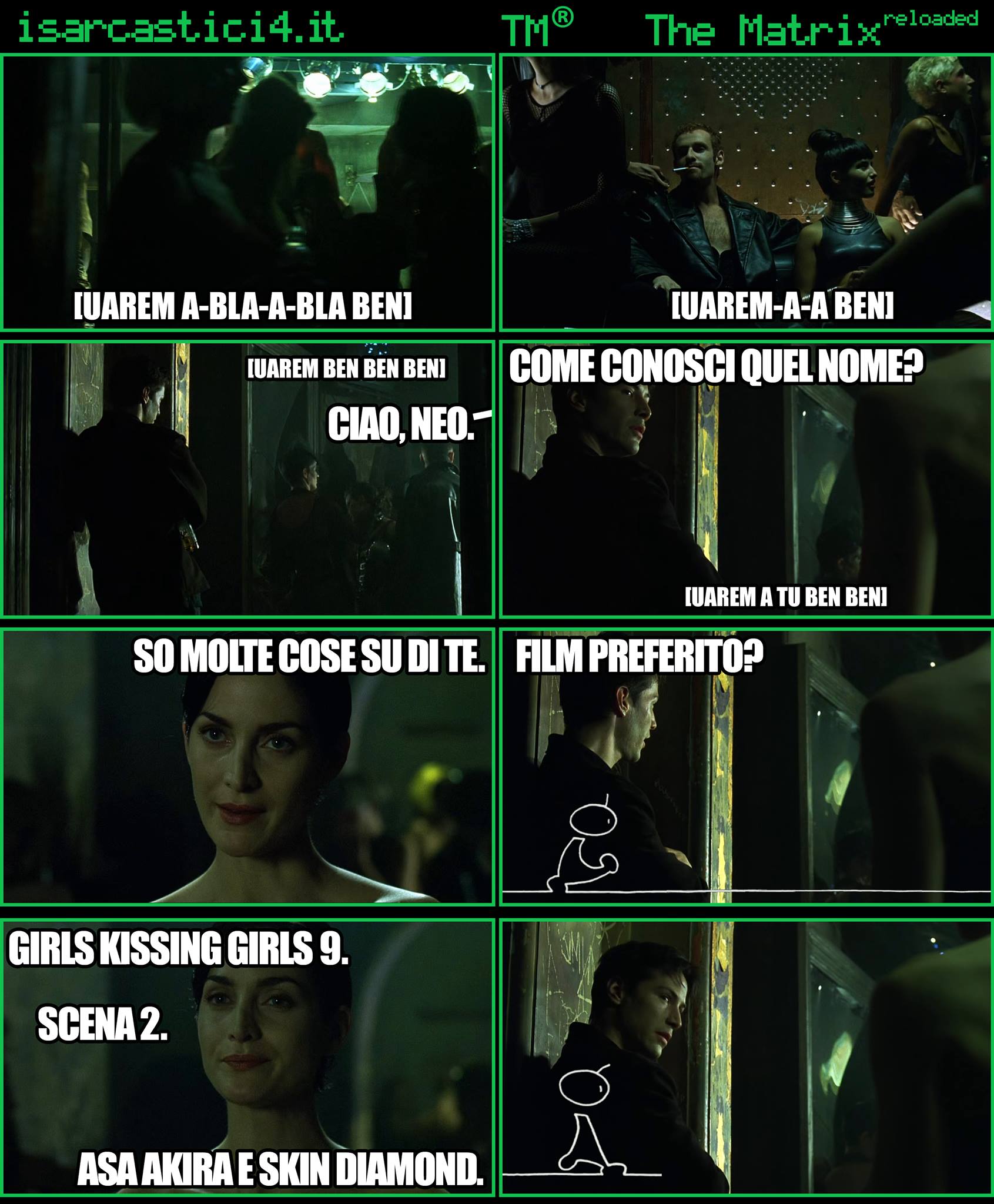 TMR - The Matrix Reloaded - La parodia a fumetti di Matrix