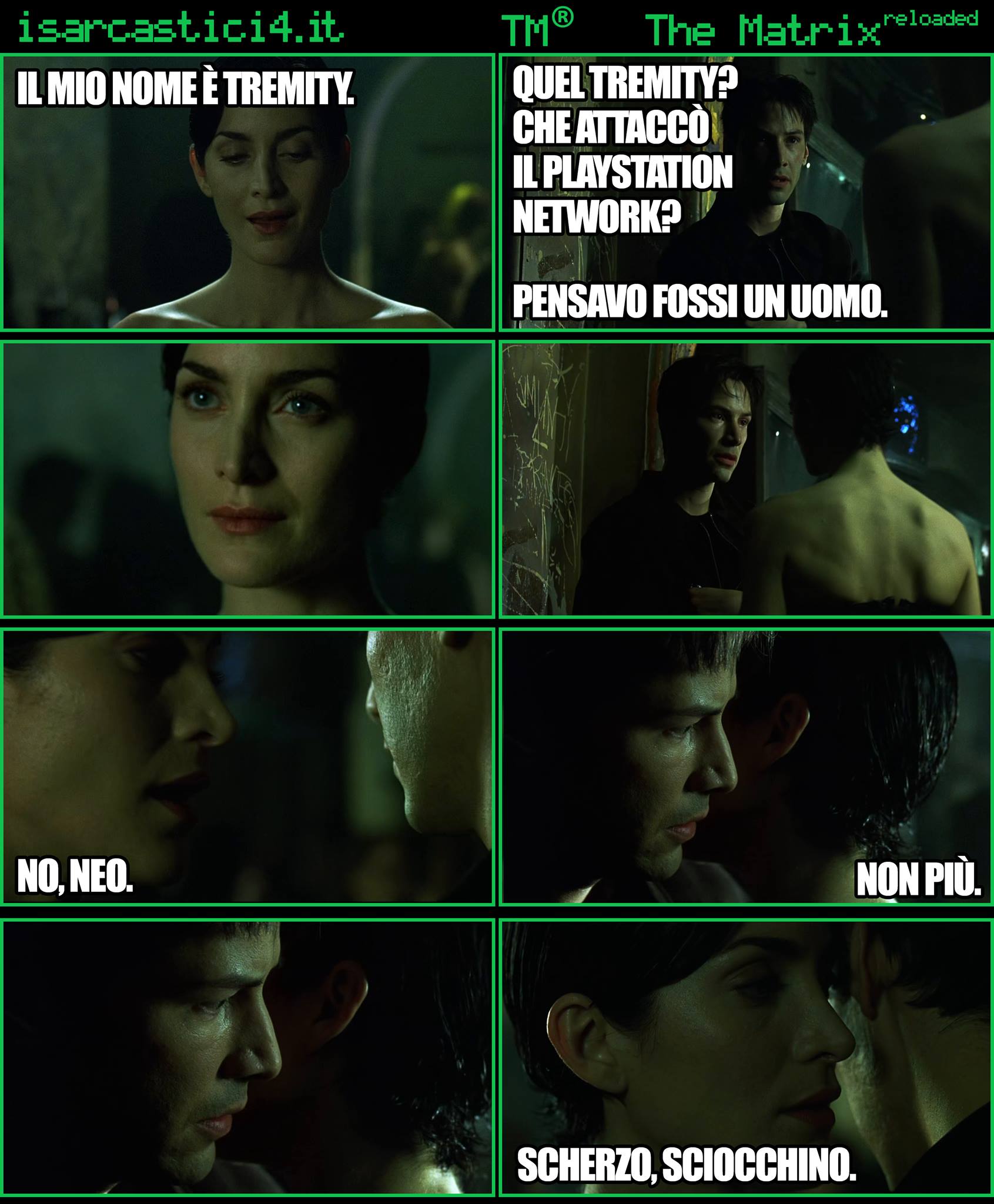 TMR - The Matrix Reloaded - La parodia a fumetti di Matrix